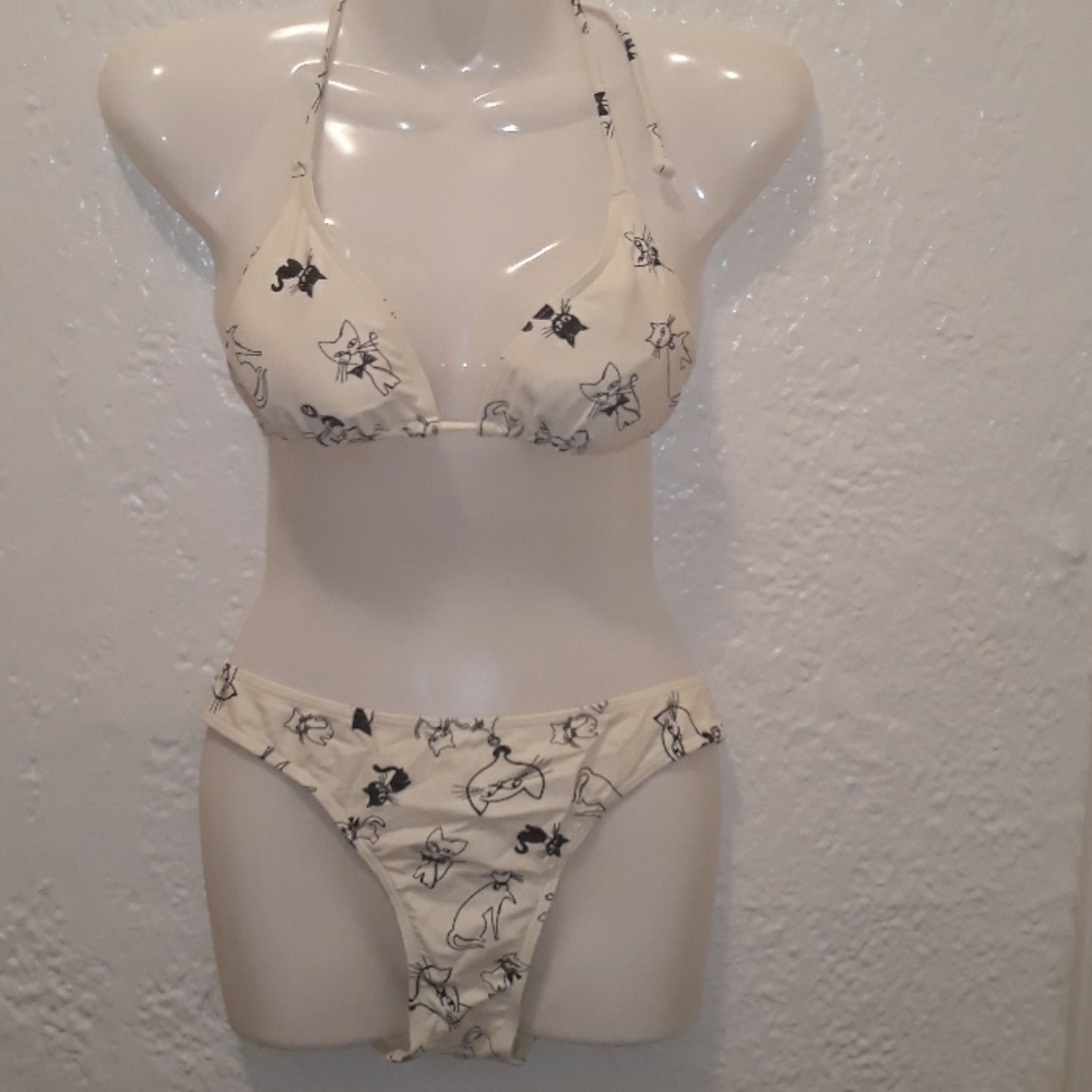 Never used two piece cat bathing suit